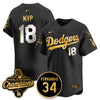 Los Angeles Dodgers 2025 World Series Champions Jersey - All Stitched
