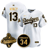 Los Angeles Dodgers 2025 World Series Champions Jersey - All Stitched