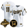 Los Angeles Dodgers 2025 World Series Champions Jersey - All Stitched