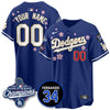 Los Angeles Dodgers Tokyo 2025 World Series Champions Custom Jersey - All Stitched