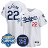 Los Angeles Dodgers 2025 Back To Back Champions Jersey - All Stitched