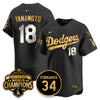 Los Angeles Dodgers 2025 Back To Back Champions Jersey - All Stitched