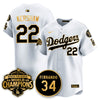 Los Angeles Dodgers 2025 Back To Back Champions Jersey - All Stitched
