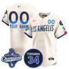 Los Angeles Dodgers 2025 World Series Champions Custom Jersey - All Stitched
