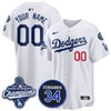 Los Angeles Dodgers 2025 World Series Champions Custom Jersey - All Stitched