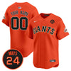 San Francisco Giants 2024 Willie Mays Patch Vapor Premier Limited Custom Jersey V3 - All Stitched