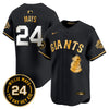 Men's San Francisco Giants 2024 Willie Mays Patch Vapor Premier Limited Jersey V4 - All Stitched