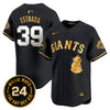 Men's San Francisco Giants 2024 Willie Mays Patch Vapor Premier Limited Jersey V4 - All Stitched