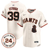 Men's San Francisco Giants 2024 Willie Mays Patch Vapor Premier Limited Jersey V4 - All Stitched