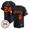 Men's San Francisco Giants 2024 Willie Mays Patch Vapor Premier Limited Jersey V4 - All Stitched