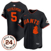 Men's San Francisco Giants 2024 Willie Mays Patch Vapor Premier Limited Jersey V4 - All Stitched