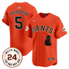 Men's San Francisco Giants 2024 Willie Mays Patch Vapor Premier Limited Jersey V4 - All Stitched