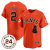 Men's San Francisco Giants 2024 Willie Mays Patch Vapor Premier Limited Jersey V4 - All Stitched