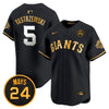 Men's San Francisco Giants 2024 Willie Mays Patch Vapor Premier Limited Jersey V3 - All Stitched