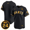 Men's San Francisco Giants 2024 Willie Mays Patch Vapor Premier Limited Jersey V3 - All Stitched