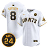 Men's San Francisco Giants 2024 Willie Mays Patch Vapor Premier Limited Jersey V3 - All Stitched