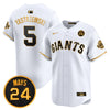 Men's San Francisco Giants 2024 Willie Mays Patch Vapor Premier Limited Jersey V3 - All Stitched