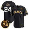 Men's San Francisco Giants 2024 Willie Mays Patch Vapor Premier Limited Jersey V3 - All Stitched
