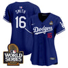 Women's Dodgers 2024 World Series Vapor Premier Limited Jersey V2 - All Stitched