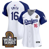 Women's Dodgers 2024 World Series Vapor Premier Limited Jersey V2 - All Stitched