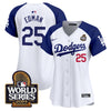 Women's Dodgers 2024 World Series Vapor Premier Limited Jersey V2 - All Stitched