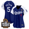 Women's Dodgers 2024 World Series Vapor Premier Limited Jersey V2 - All Stitched