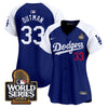Women's Dodgers 2024 World Series Vapor Premier Limited Jersey V2 - All Stitched