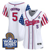 Women's Dodgers American Style 2024 World Series Vapor Premier Limited Jersey V2 - All Stitched