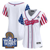 Women's Dodgers American Style 2024 World Series Vapor Premier Limited Jersey V2 - All Stitched