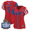 Women's Dodgers American Style 2024 World Series Vapor Premier Limited Jersey V2 - All Stitched