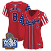 Women's Dodgers American Style 2024 World Series Vapor Premier Limited Jersey V2 - All Stitched
