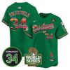 Men's Dodgers Mexico Fernando Memorial & 2024 World Series Patch Vapor Premier Limited Jersey - All Stitched