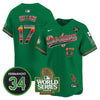 Men's Dodgers Mexico Fernando Memorial & 2024 World Series Patch Vapor Premier Limited Jersey - All Stitched