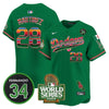 Men's Dodgers Mexico Fernando Memorial & 2024 World Series Patch Vapor Premier Limited Jersey - All Stitched