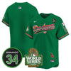 Men's Dodgers Mexico Fernando Memorial & 2024 World Series Patch Vapor Premier Limited Jersey - All Stitched