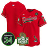 Men's Dodgers Mexico Fernando Memorial & 2024 World Series Patch Vapor Premier Limited Jersey - All Stitched