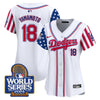Women's Dodgers American Style 2024 World Series Vapor Premier Limited Jersey - All Stitched