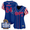 Women's Dodgers American Style 2024 World Series Vapor Premier Limited Jersey - All Stitched