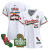 Women's Dodgers Mexico 2024 World Series Vapor Premier Limited Jersey V2 - All Stitched