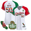 Women's Dodgers Mexico 2024 World Series Vapor Premier Limited Jersey V2 - All Stitched