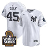 Men's Yankees 2024 World Series Vapor Premier Limited Jersey - All Stitched