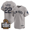 Men's Yankees 2024 World Series Vapor Premier Limited Jersey - All Stitched
