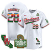 Men's Dodgers Mexico 2024 World Series Vapor Premier Limited Jersey V2 - All Stitched