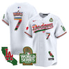 Men's Dodgers Mexico 2024 World Series Vapor Premier Limited Jersey V2 - All Stitched