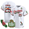 Men's Dodgers Mexico 2024 World Series Vapor Premier Limited Jersey V2 - All Stitched