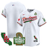 Men's Dodgers Mexico 2024 World Series Vapor Premier Limited Jersey V2 - All Stitched
