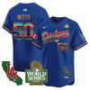 Men's Dodgers Mexico 2024 World Series Vapor Premier Limited Jersey V2 - All Stitched