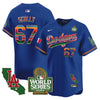 Men's Dodgers Mexico 2024 World Series Vapor Premier Limited Jersey V2 - All Stitched