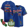 Men's Dodgers Mexico 2024 World Series Vapor Premier Limited Jersey V2 - All Stitched