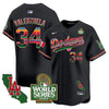 Men's Dodgers Mexico 2024 World Series Vapor Premier Limited Jersey V2 - All Stitched